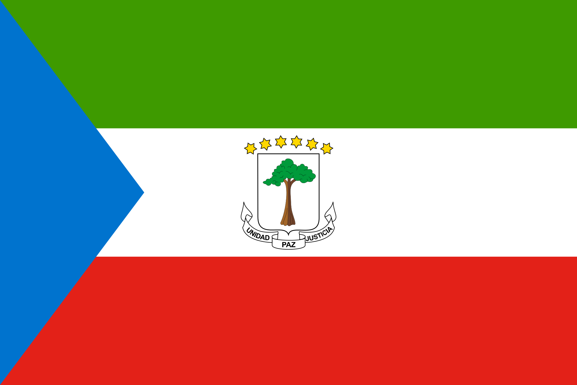 Drapeau du Burundie la Guinée Equatoriale